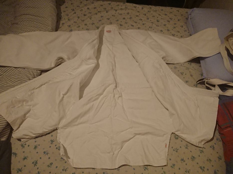 Fato kimono karate branco RUTRA tam 5 / 180 100% algodão