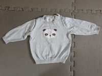Sweterek 80 panda Cool Club Smyk organic sweter bluza