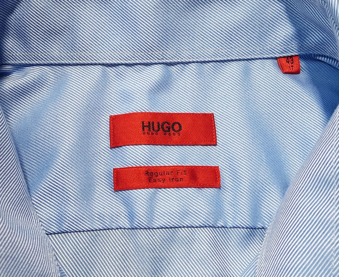 HUGO BOSS сорочка з відливом regular fit оригінал 43/17 XL