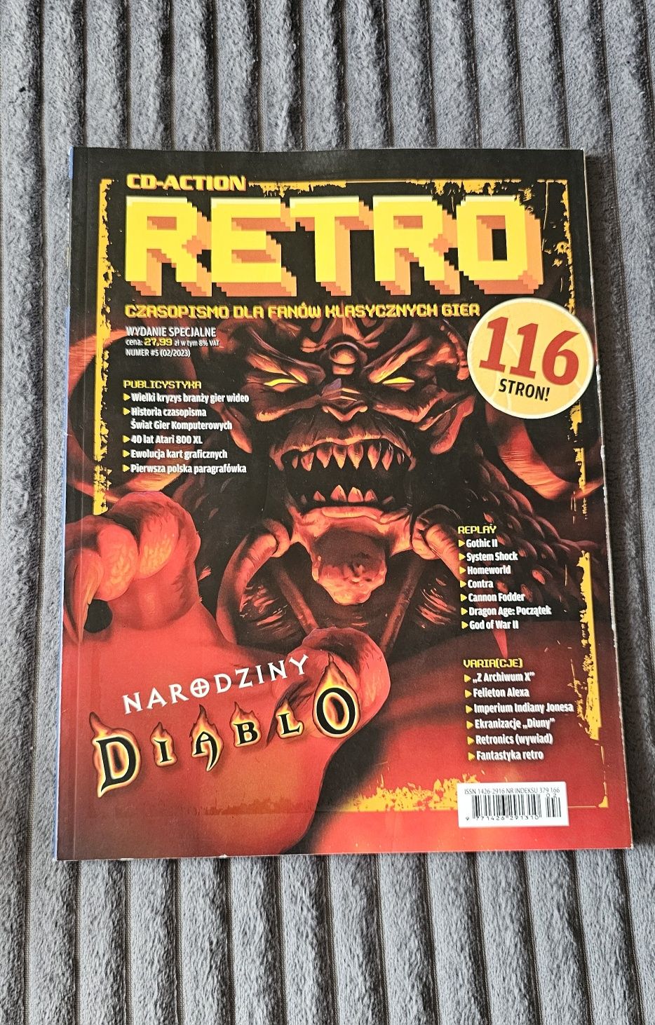 Retro magazyn CD-Action 01 i 02/2023 Diablo Baldurs Gate
