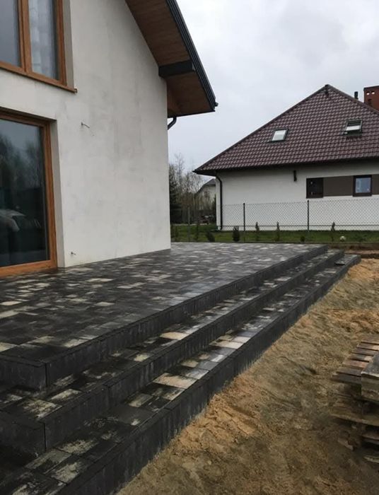 Układanie kostka brukowa brukarstwo Płock