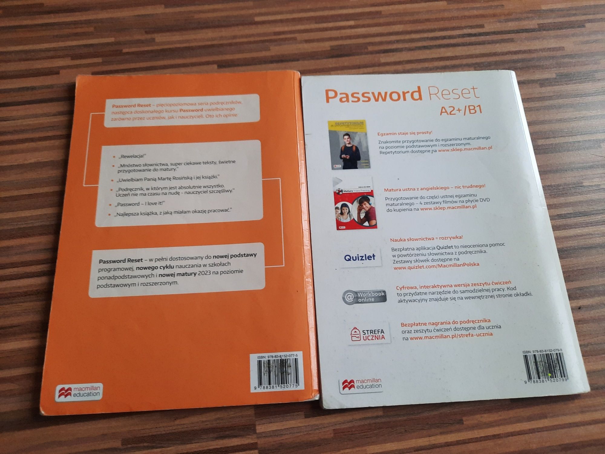 Password reset A2+/B1 podręcznik i zeszyt ćwiczeń