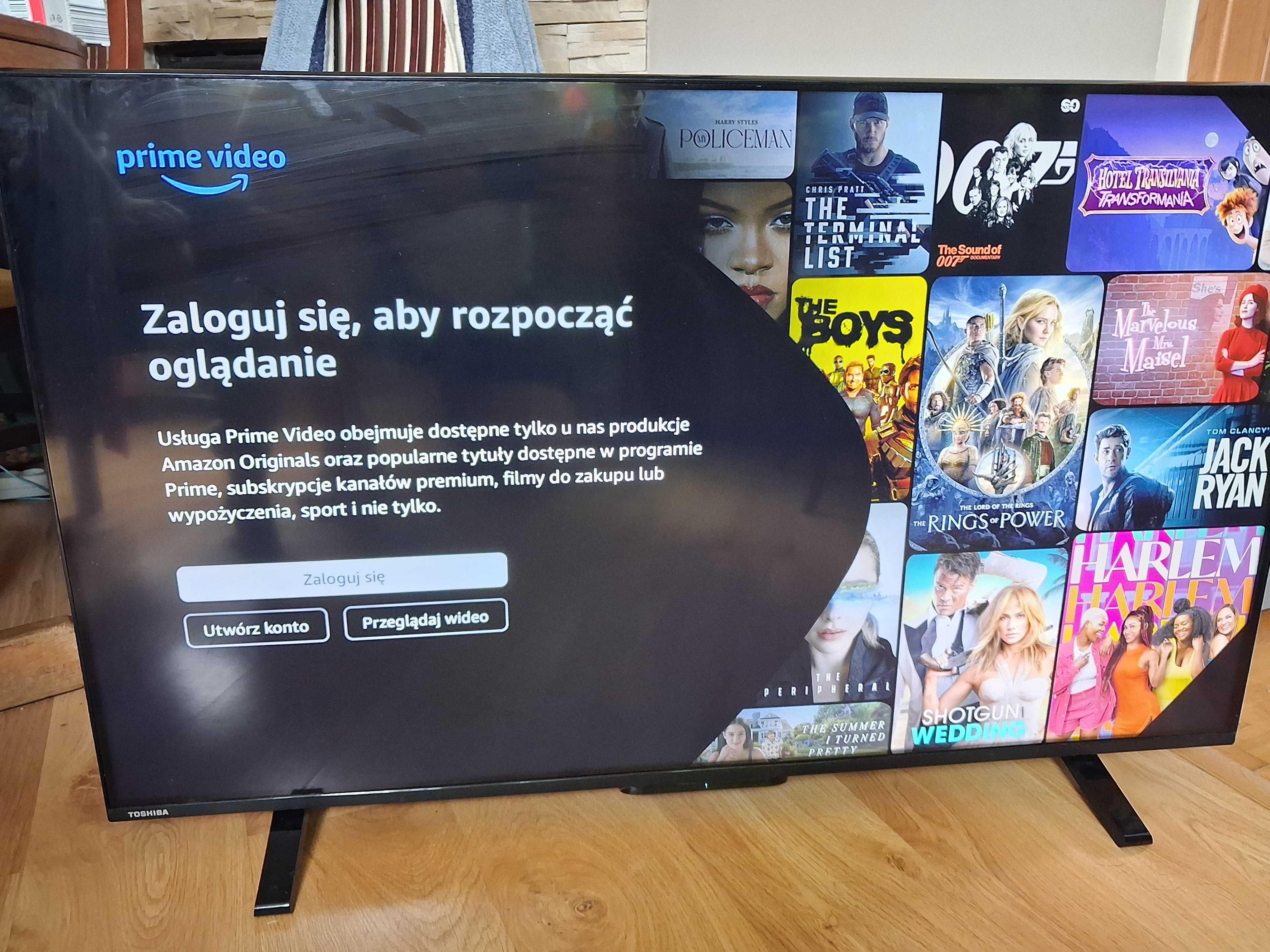Telewizor Toshiba 50 cali 4K Ultra Hd Smart Tv Netflix Wifi DVB-T2 LED
