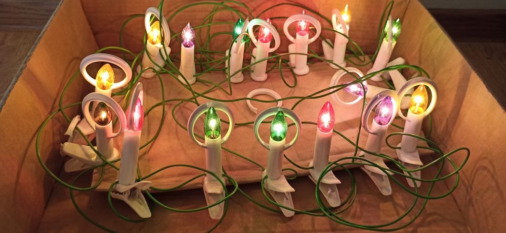 Świeczki,lampki i świąteczne