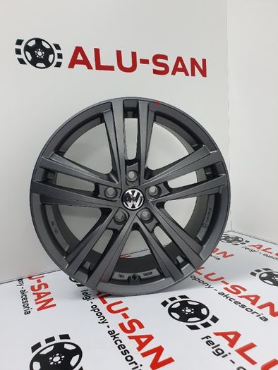 Nowe Alufelgi VW 17" 5x112 PASSAT B5 B6 B7 B8 CC SCIROCCO Grafit