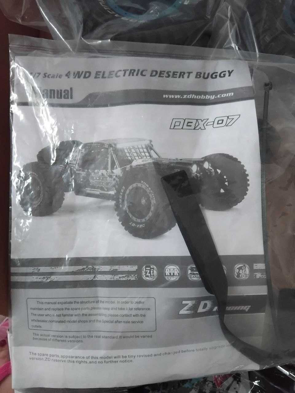 Carro RC Rocket DBX-07 1/7 4WD Desert Buggy
