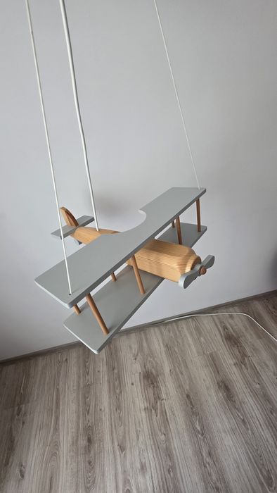 Duży żyrandol samolot pokój dziecko okazja