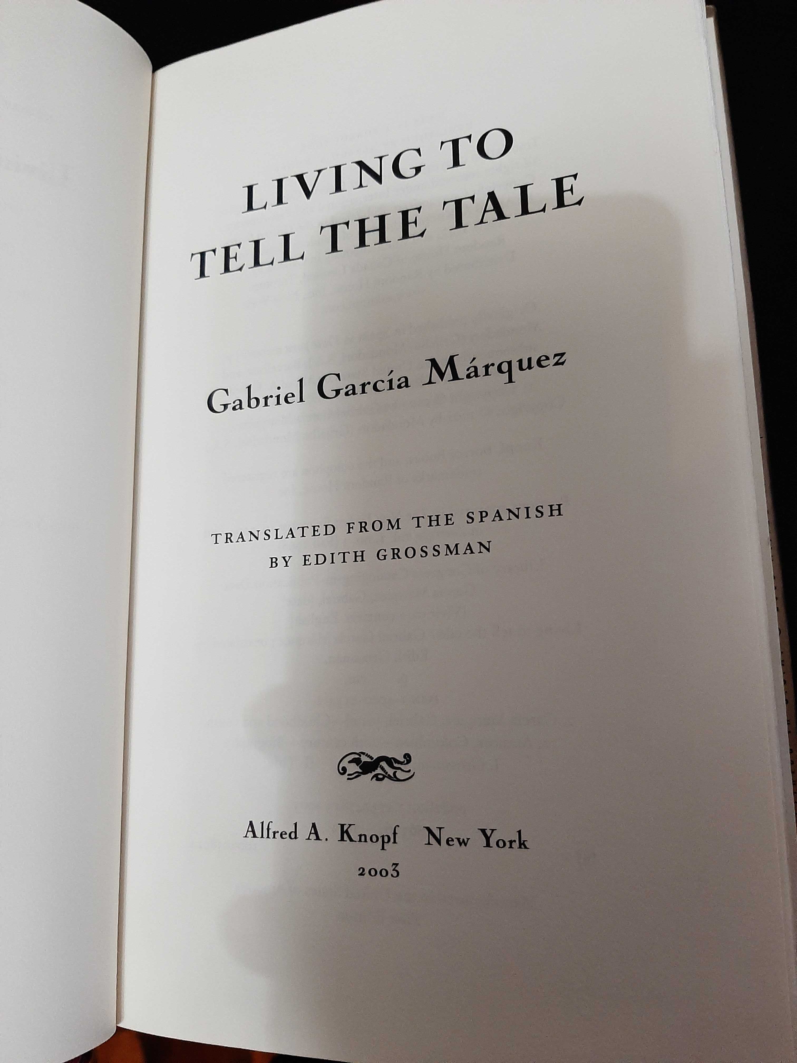 Gabriel García Márquez – Living to Tell the Tale – Autobiografia