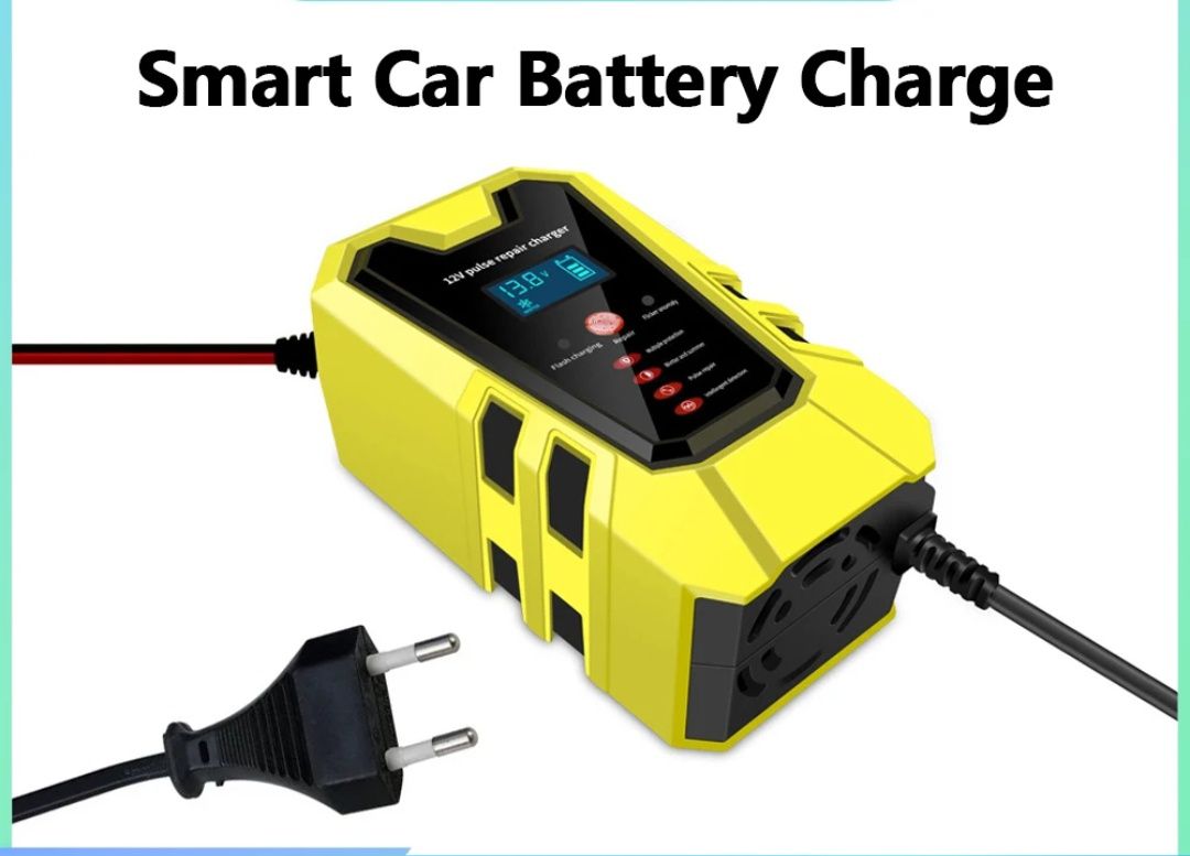 Carregador e reparador de bateria inteligente 12v 6A carro moto NOVO