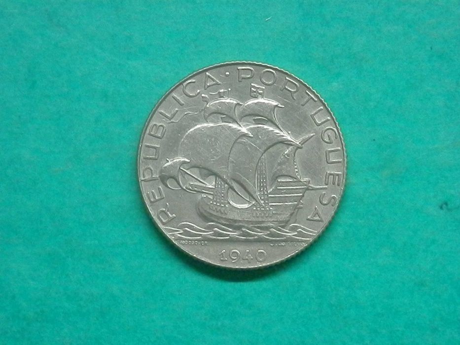 1304 - República: 2$50 escudos 1940 prata, por 12,00