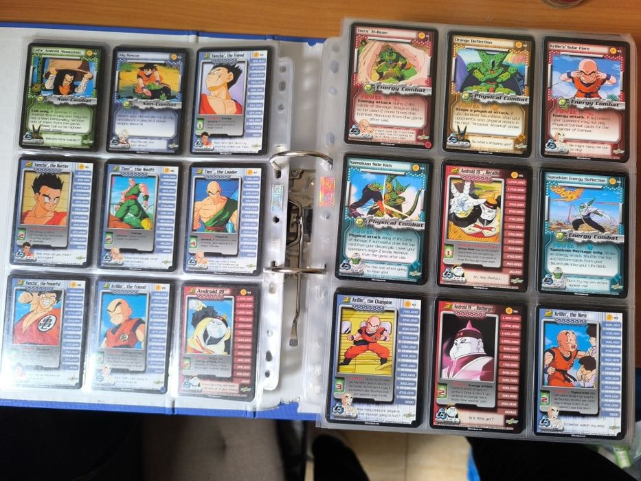 Karty Dragon Ball Z CCG SCORE kompletna Cell Saga 1-200.