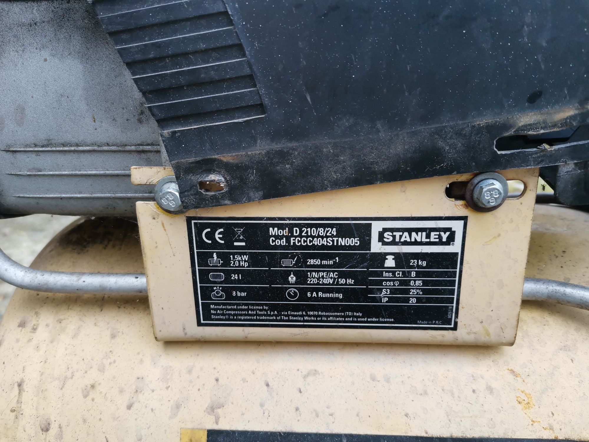 Kompresor 24 l. 10bar.
