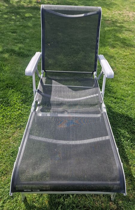 Leżak ogrodowy plażowy aluminiowy