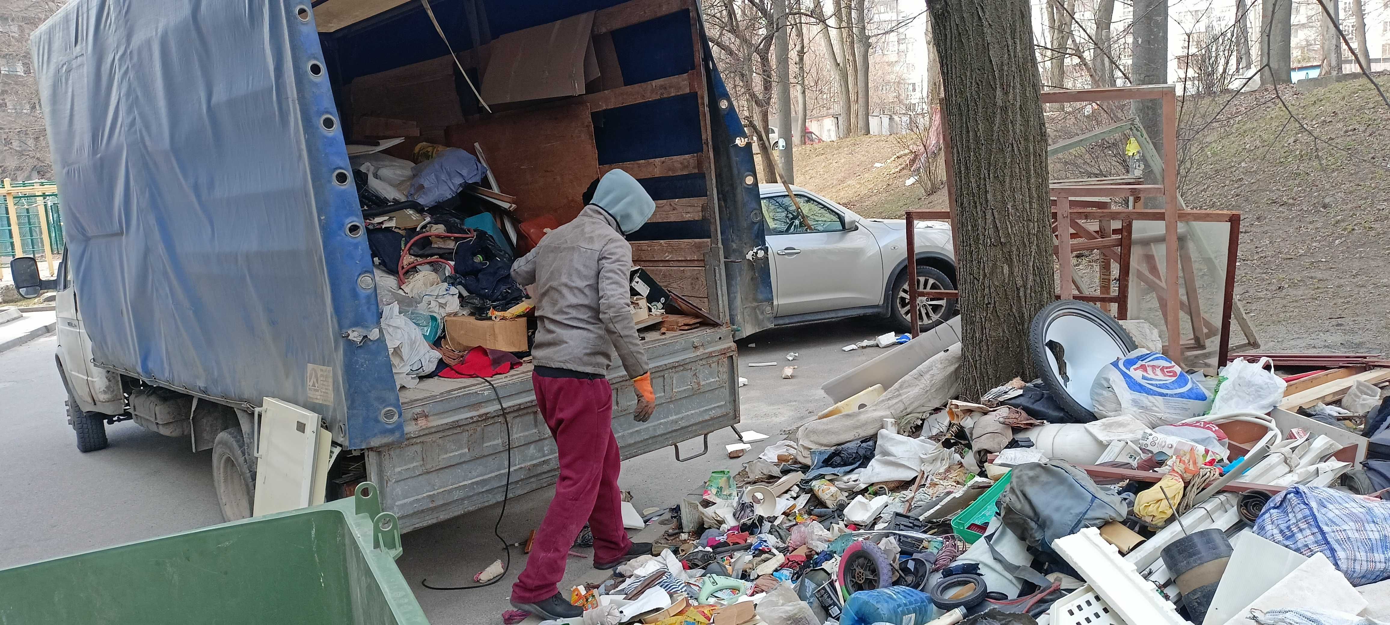 Вивіз сміття, Вывоз старой мебели, Вывоз хлама, Вывоз мусора Газель