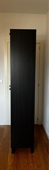 Ikea estante Bestå preto/castanho
