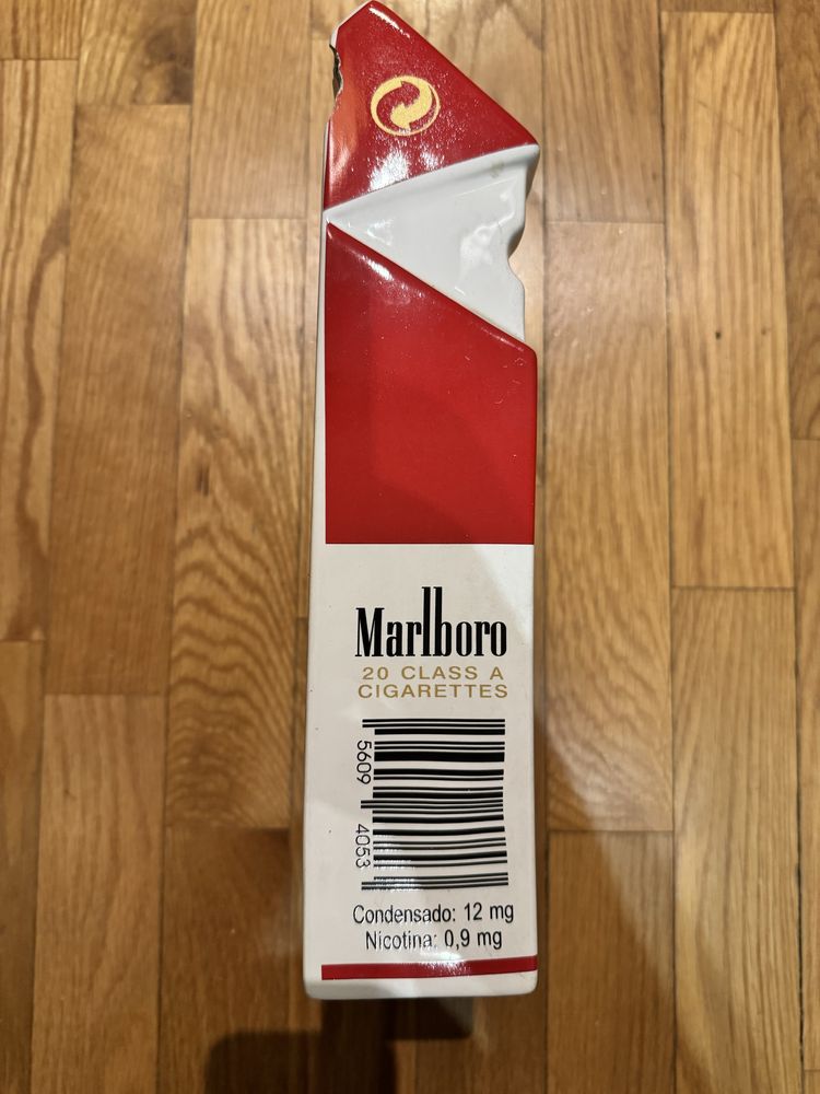 Cinzeiro Marlboro cerâmica grande vintage
