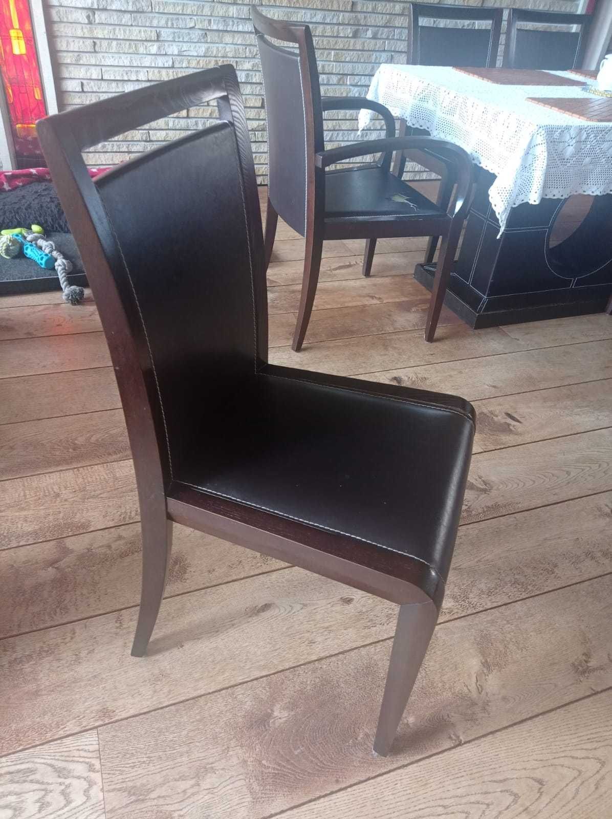 stół i 6 krzeseł - VINOTTI (wenge)