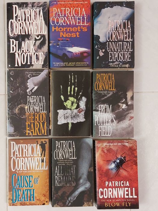 Detective books Tom Clancy, Harris, Cornwell