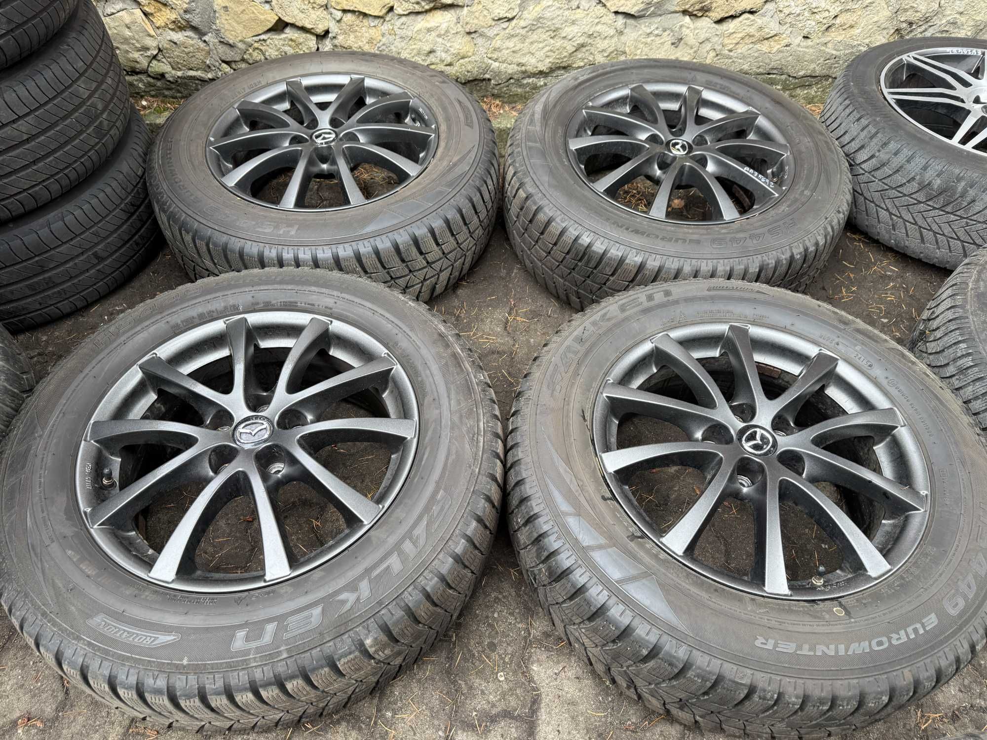Felgi aluminiowe 17" 5x114,3 Mazda CX-5 z oponami zimowymi