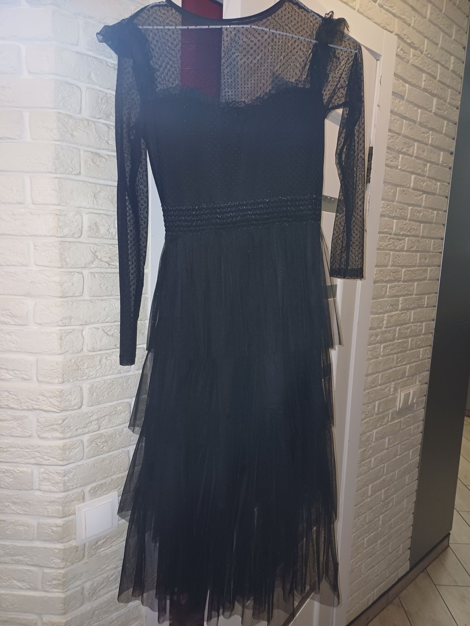 Чорна сукня в стилі Wednesday,  s розмір