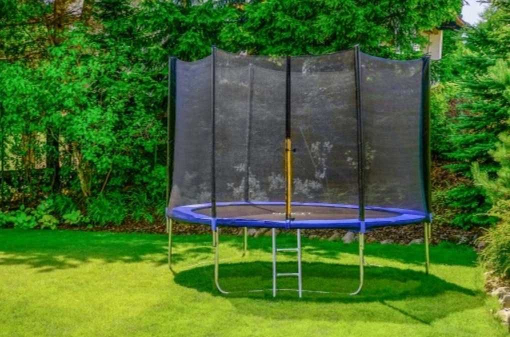 Trampolina Ogrodowa 312CM Z Siatką I Drabinką FUNFIT