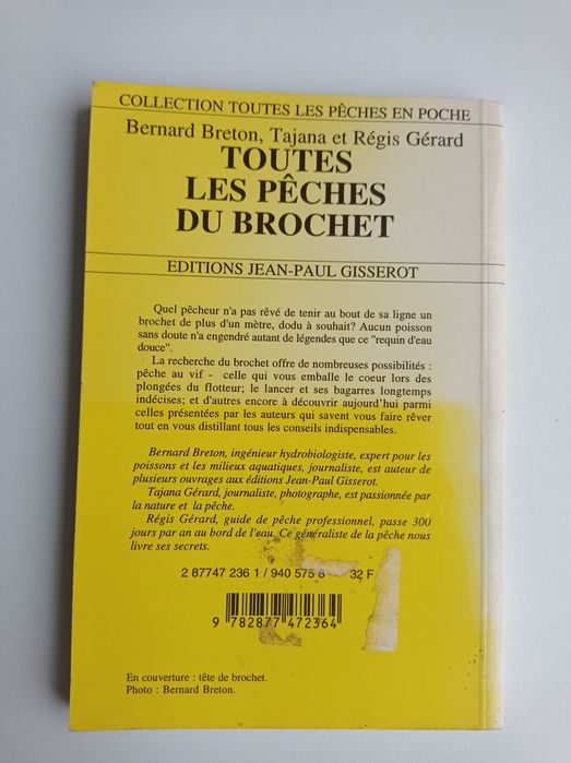 Toutes les pêches du brochet - Bernard Breton, Tajana et Régis Gérard