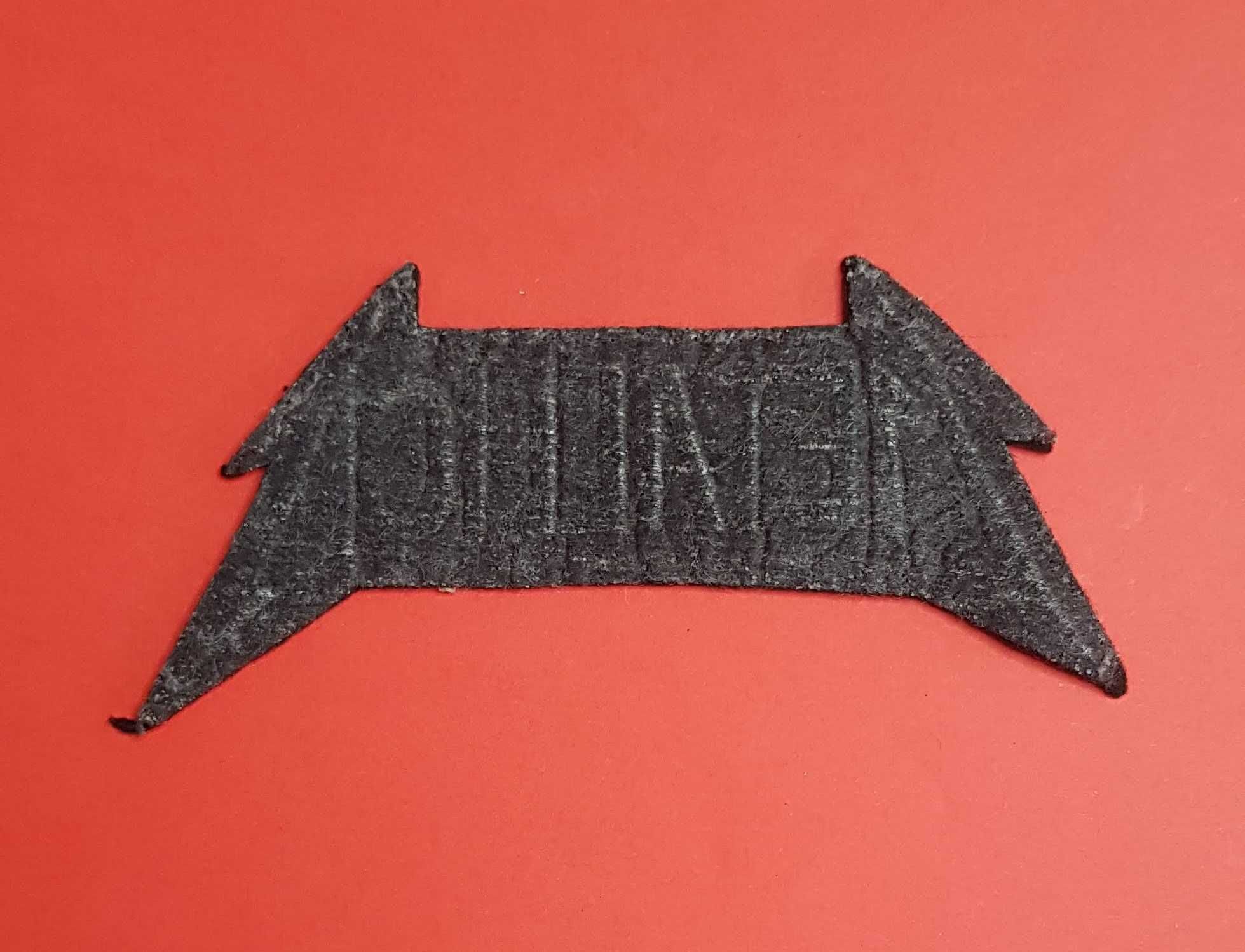 Vintage naszywka zespołu Metallica napis logo do przyszycia