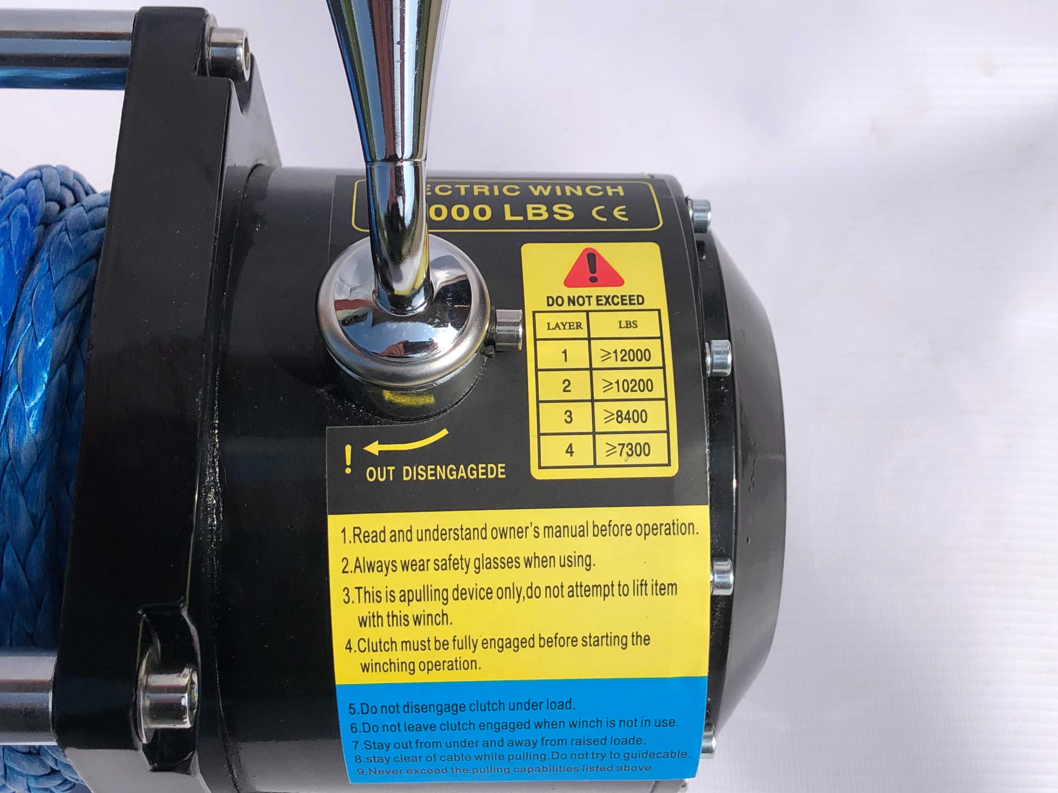 Лебідка лебедка електрична Energy winch  12000 LBS 5,5т (5450кг)