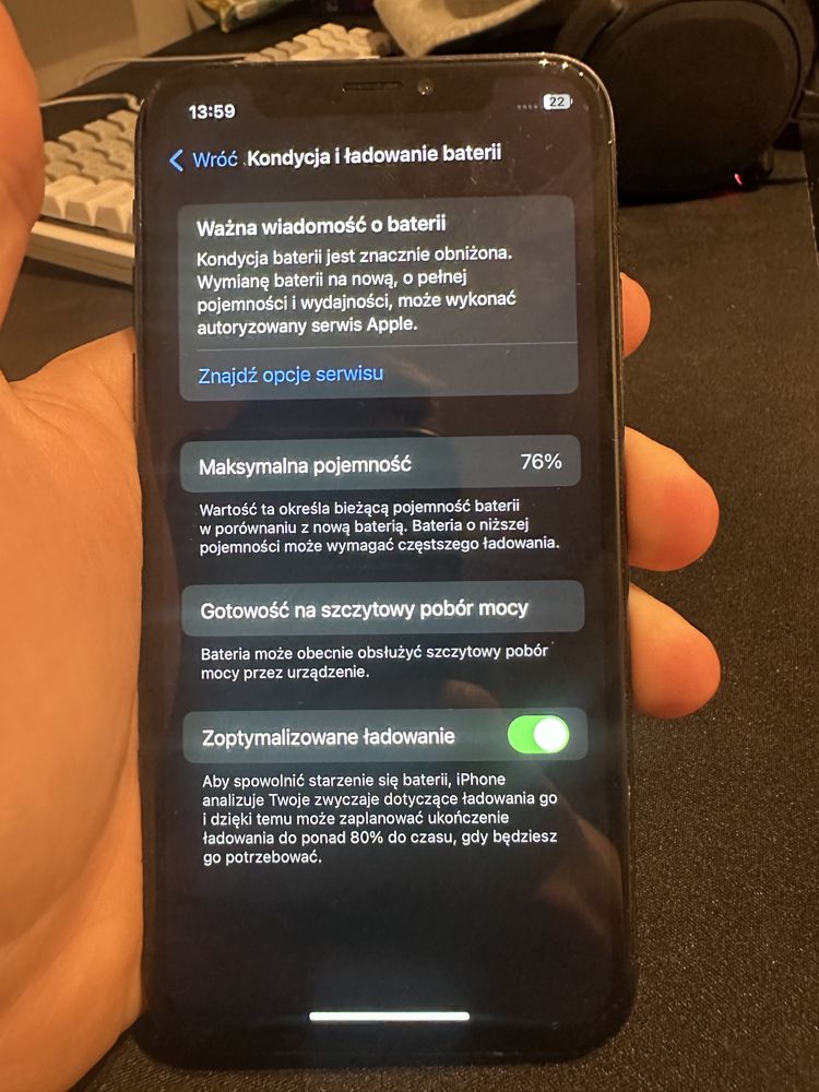 iPhone Xs 256 w dobrym stanie