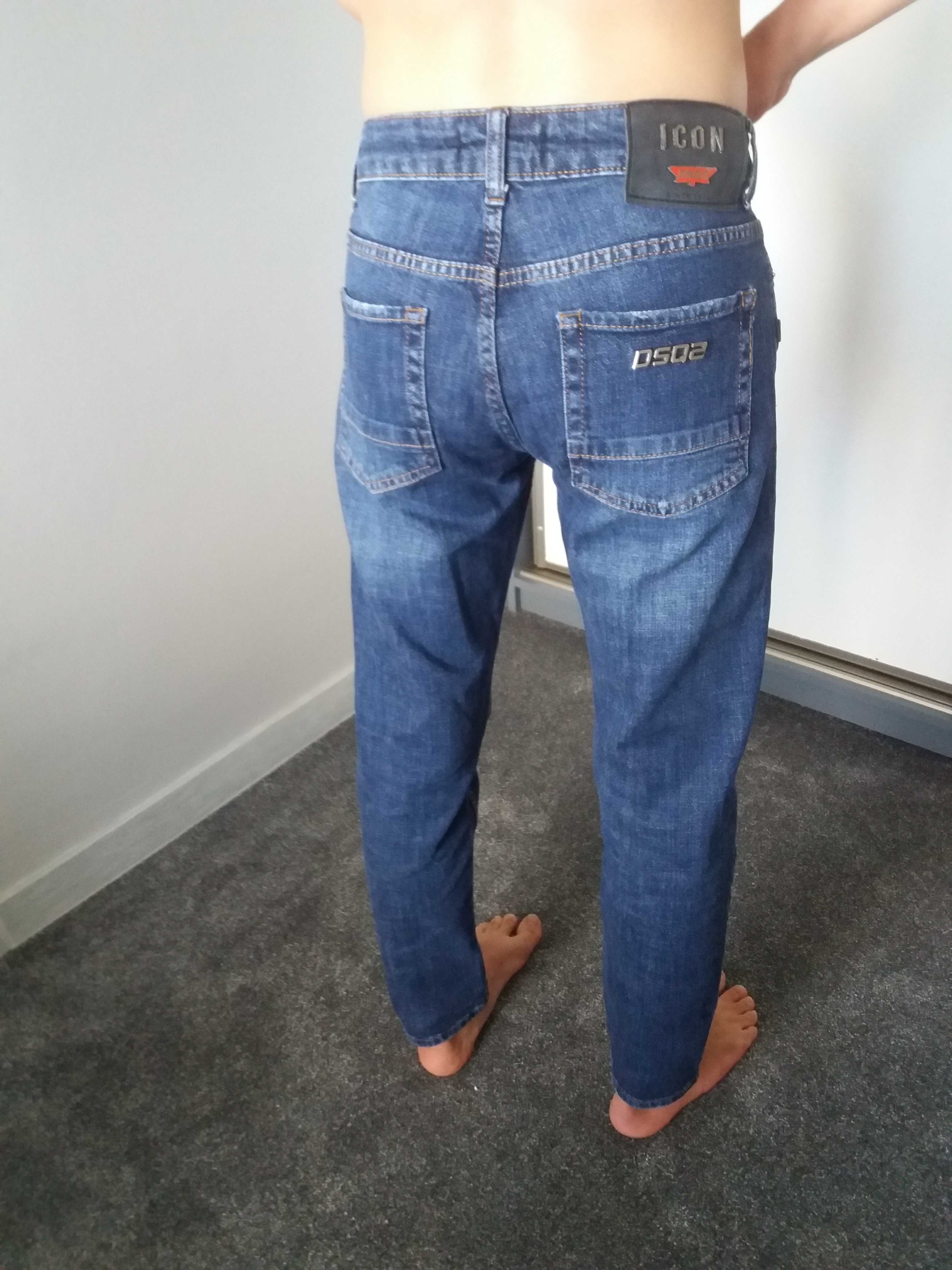 spodnie jeansowe Dsquared2 Denim W26  model 2148 marka luksusowa