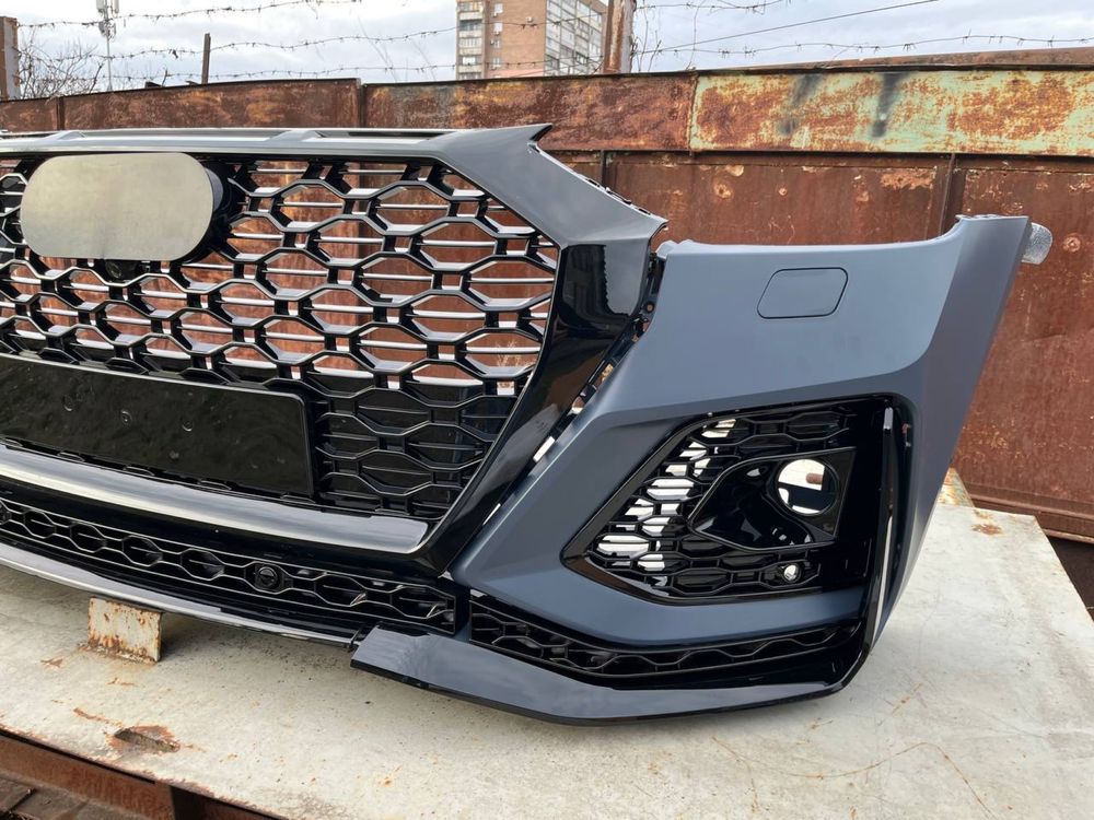 Бампер audi q5 rest рестайлинг стиль rs q5 2021 2022 2023 2024