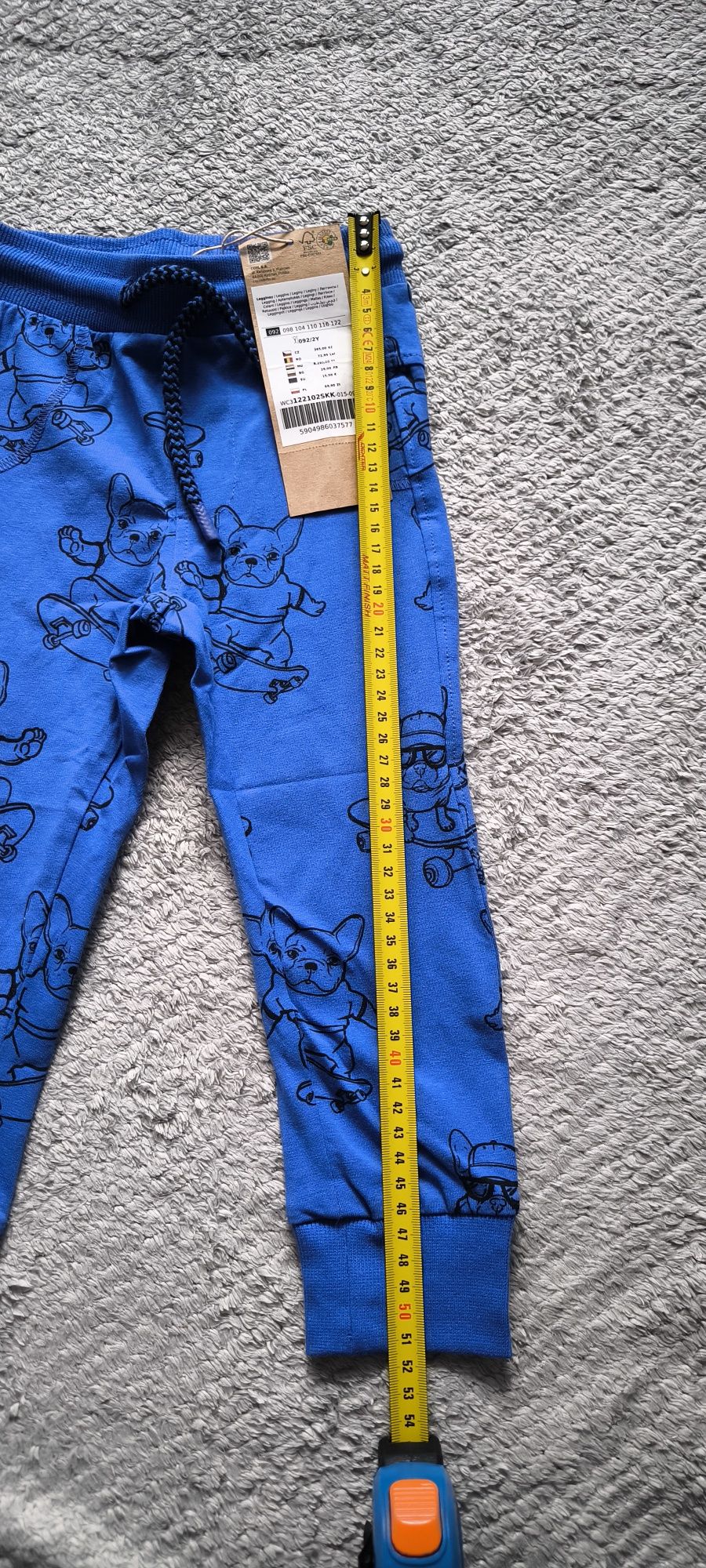 Nowe spodnie dresowe coccodrillo r. 92 slim