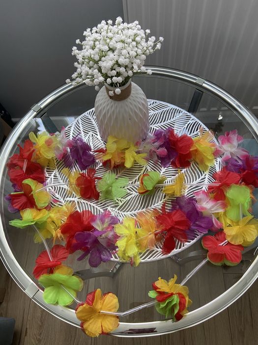 2 szt hawajskie naszyjniki