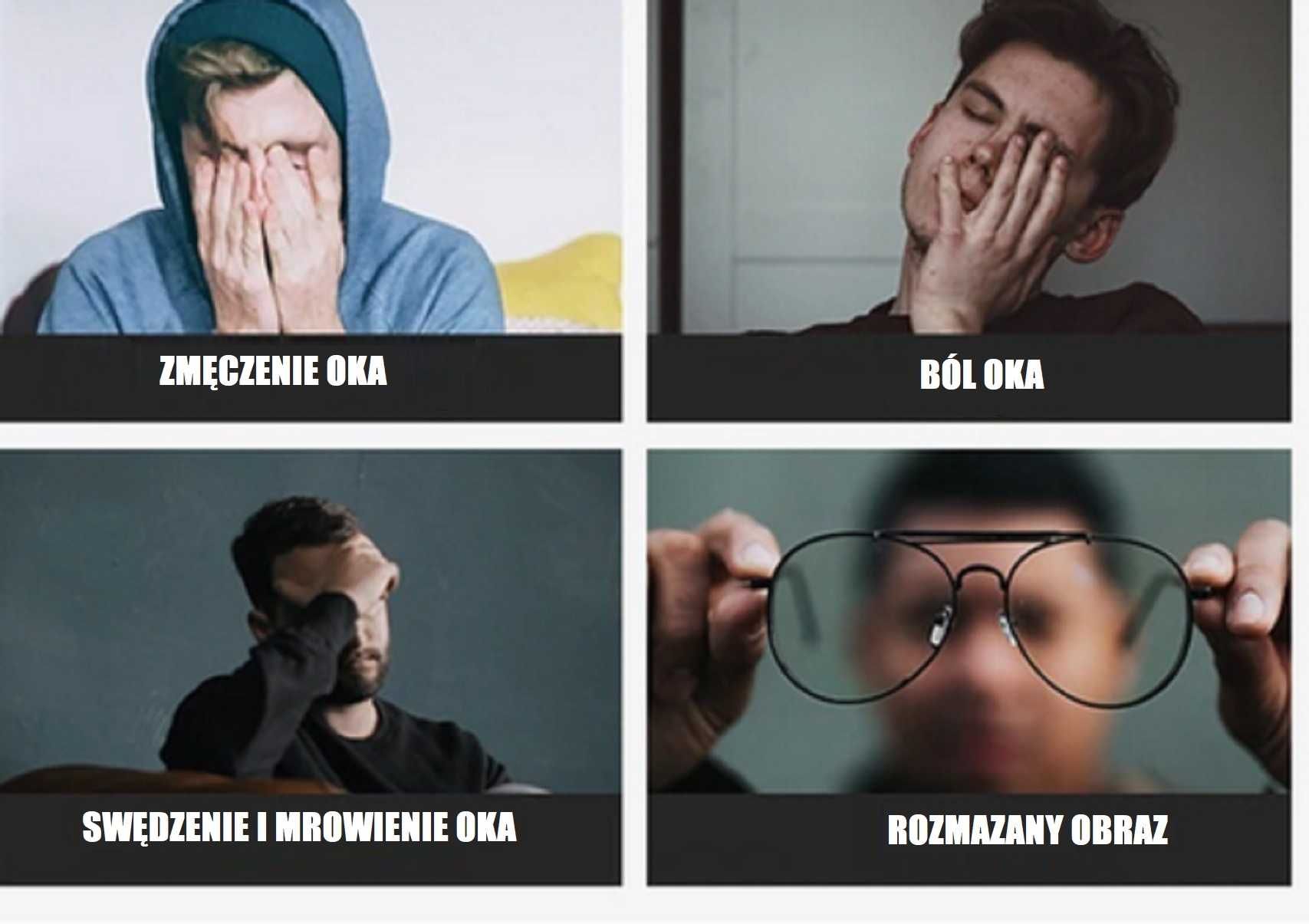 Okulary korekcyjne – minusy. Nowe, eleganckie.  Anti Blue Light.