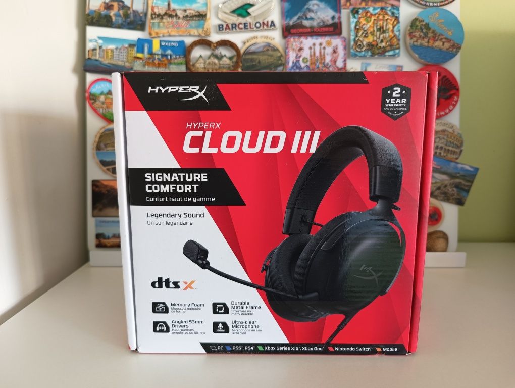 Słuchawki HyperX Cloud III Czarne