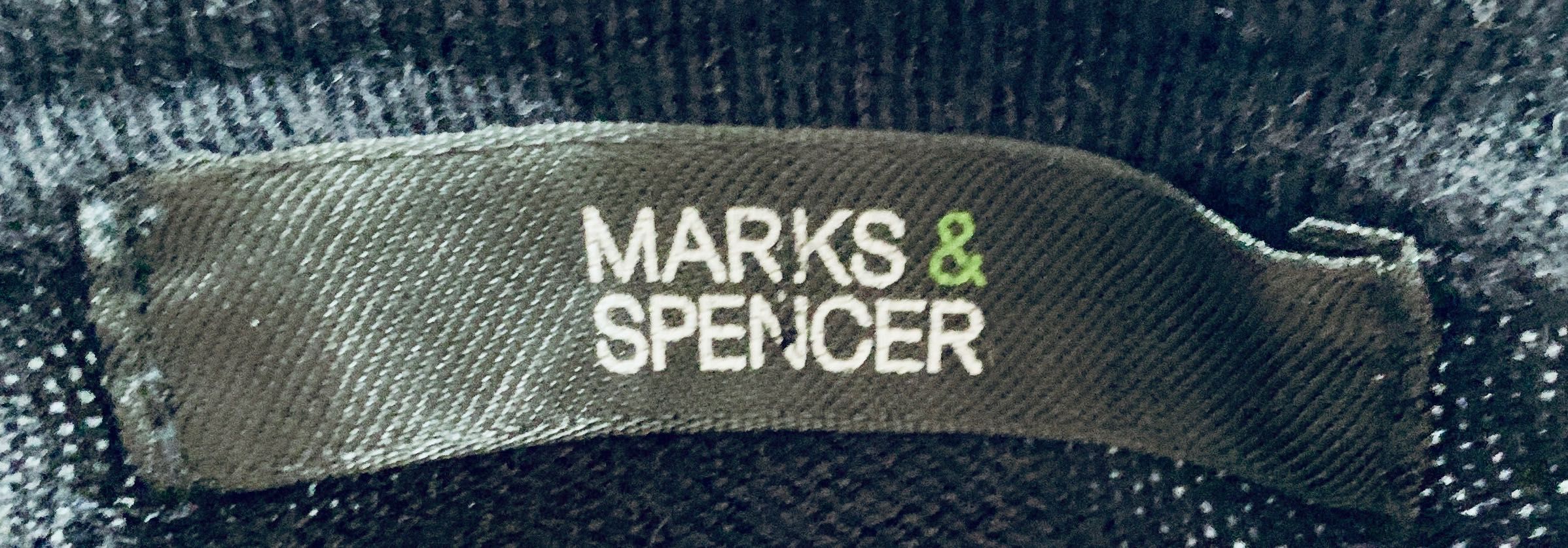 Czarny sweter z ażurowym zdobieniem – Marks & Spencer 12 40 boho
