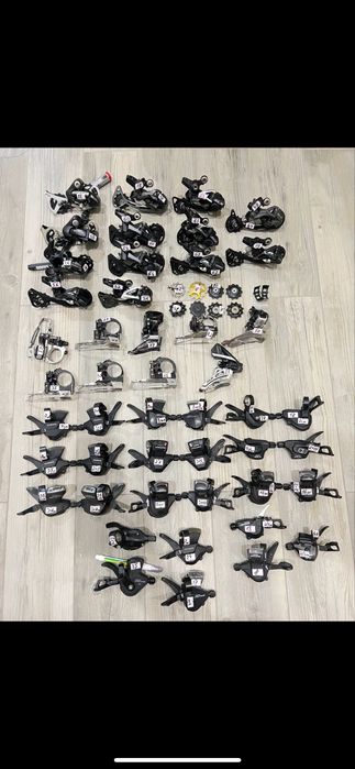 Шатуны/манетки/Перемикачі/Тормоза/Shimano/Acera/Alivio/Deore/Slx/XT