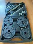 Conjunto halteres musculação, NOVO!