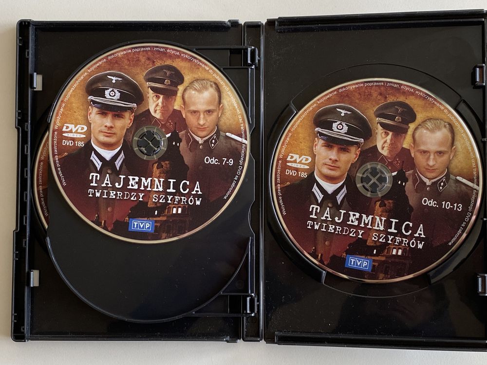 Tajemnica twierdzy szyfrów serial DVD x 4, tvp studio