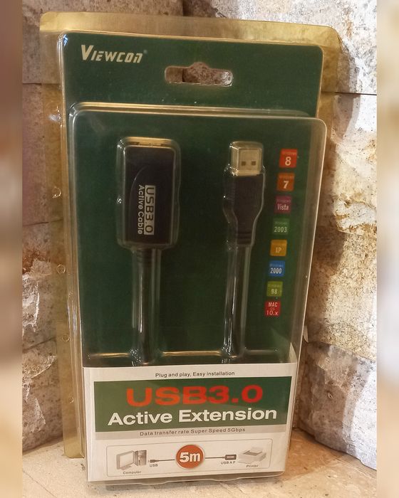 Продам активный USB 3.0 удлинитель Viewcon VE-057 (5 м)
