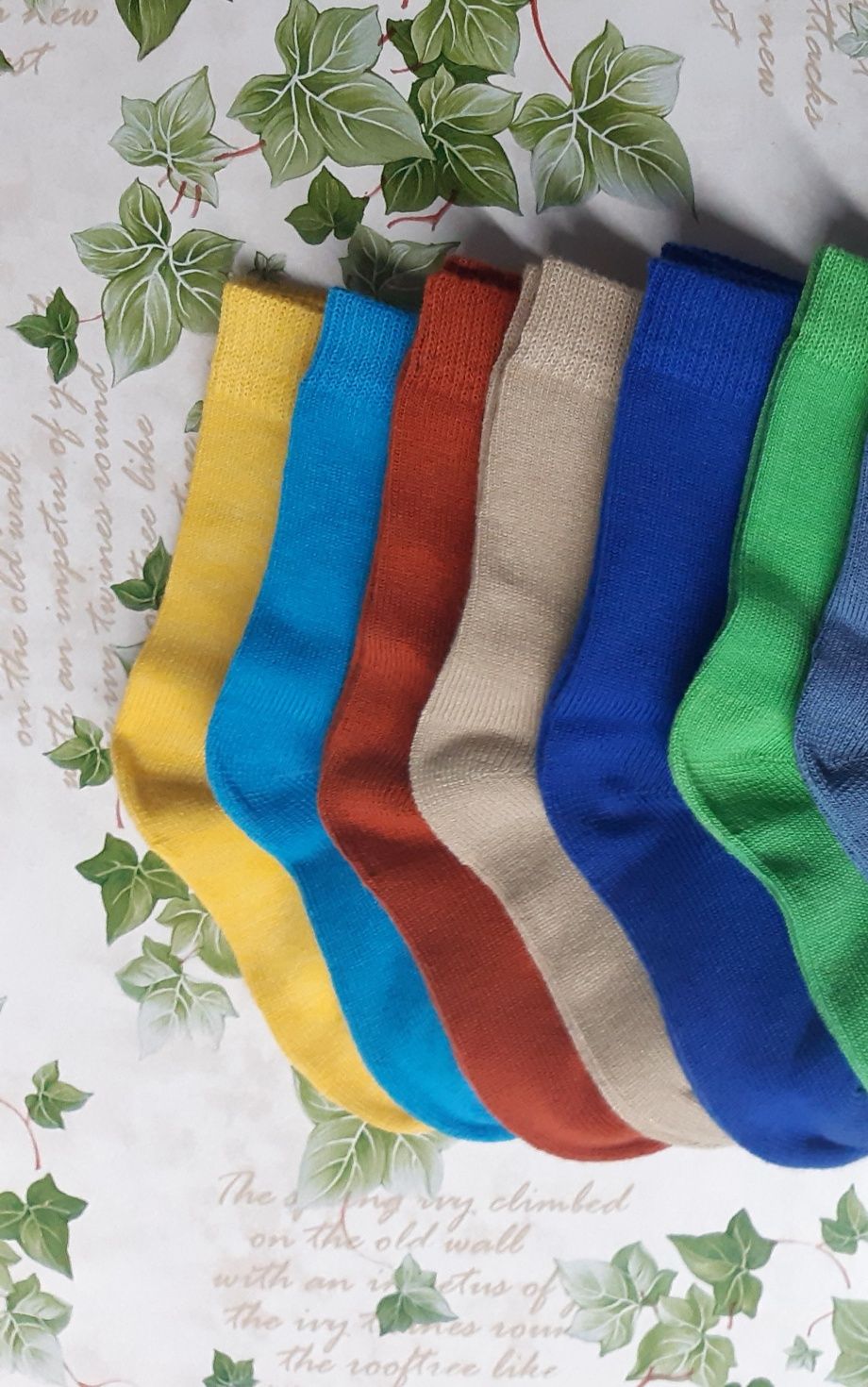 12 pares de meias de bebé em algodão