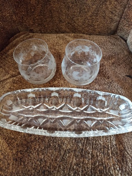 Бокалы,вазы хрусталь винтаж времён СССР.