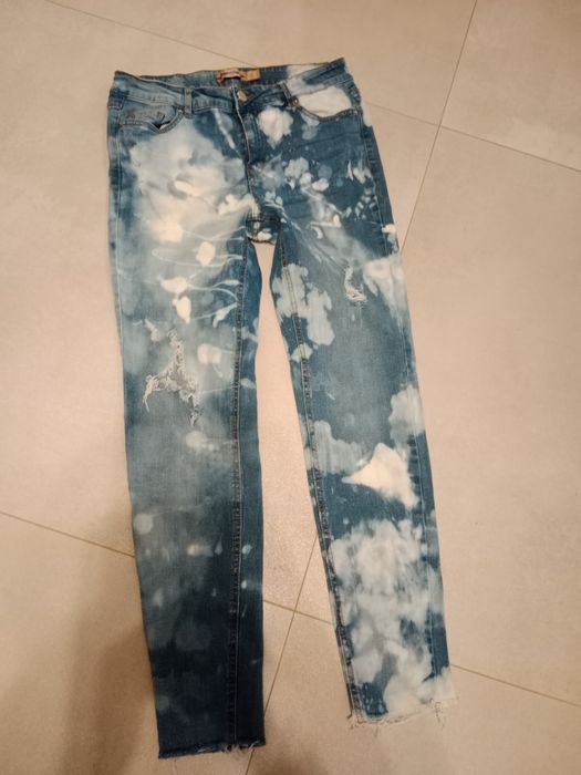 Spodnie jeans L