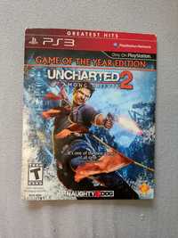 Uncharted 2 Game Of The Year Edition Ps3 Greatest Hits Not For Resale
