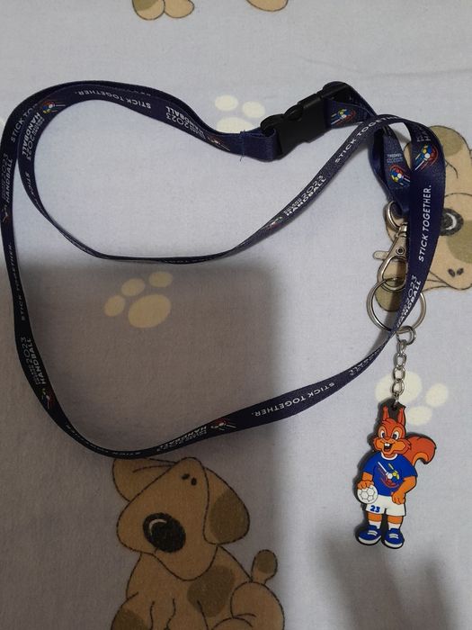 Smycz z brelokiem z mistrzostw w piłce ręcznej 2023