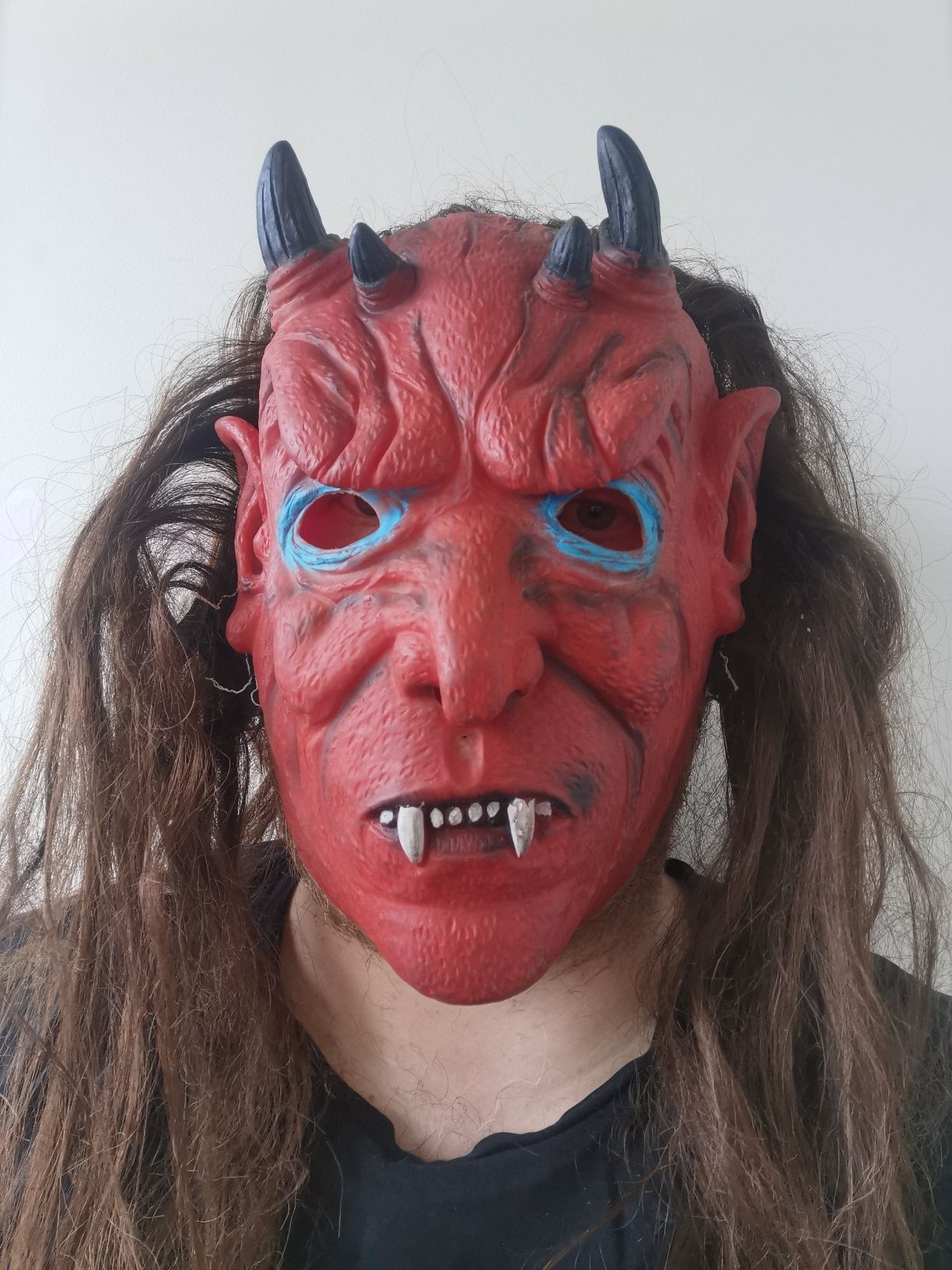 Maska halloween diabeł