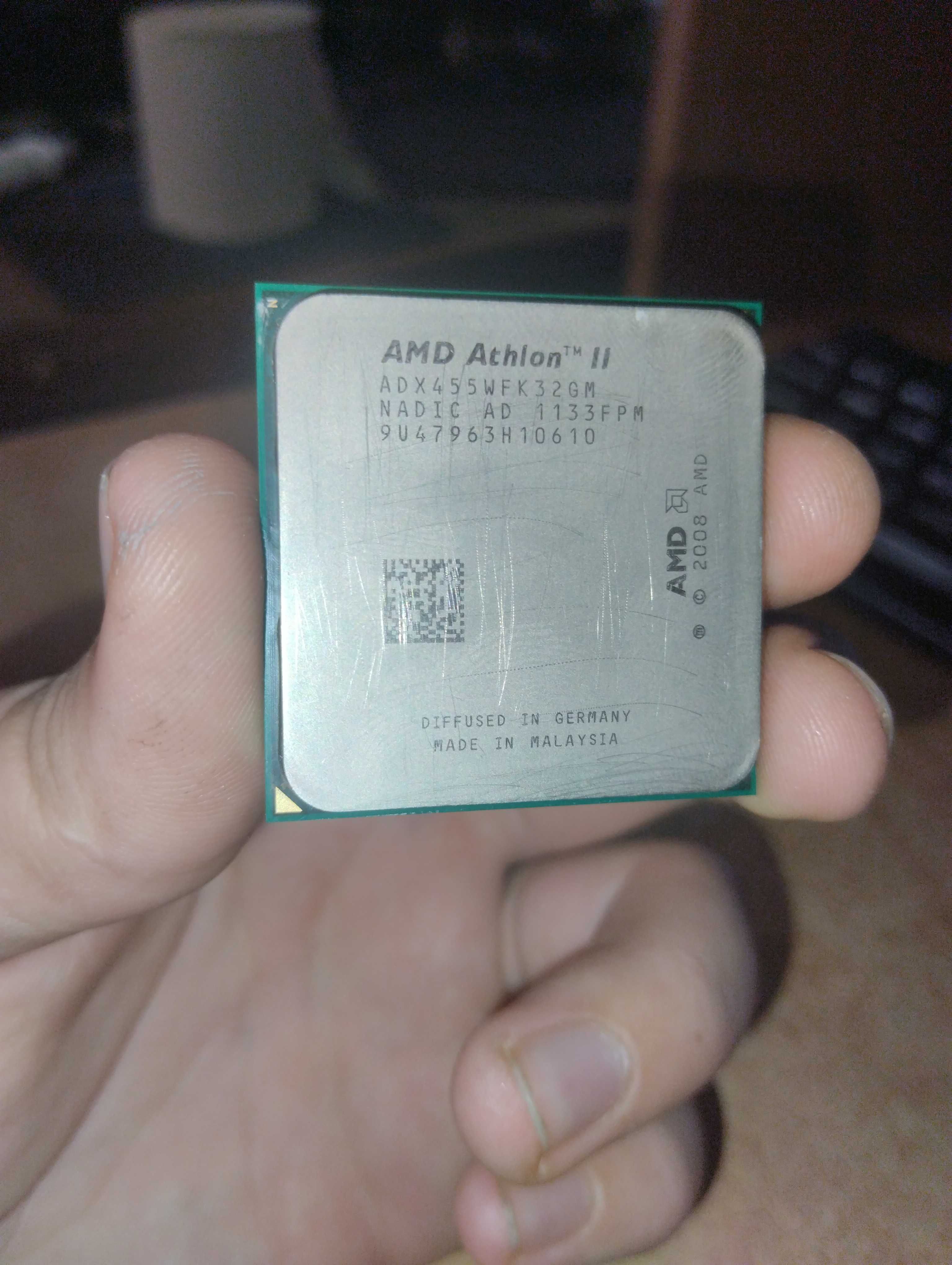 Процеcор AMD Athlon ii x3 455 3.3 GHz. 3 ядра/3 потока. Soket AM3.