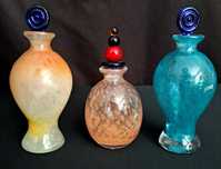 Frascos em vidro de murano