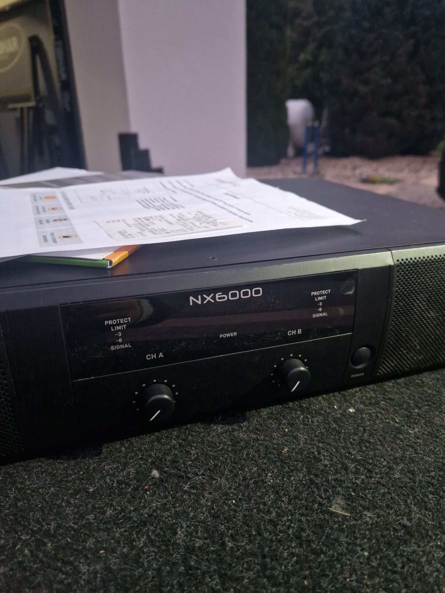 2x Bas pol audio tp118  + behringer nx6000