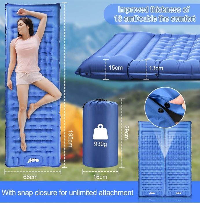 qoqidun Mata kempingowa Samopompująca